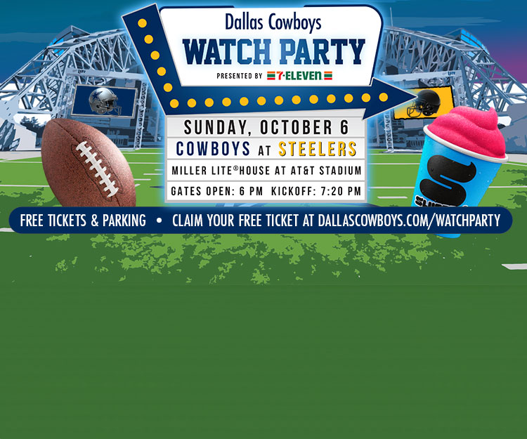 Watch Party: Dallas Cowboys at Pittsburgh Steelers