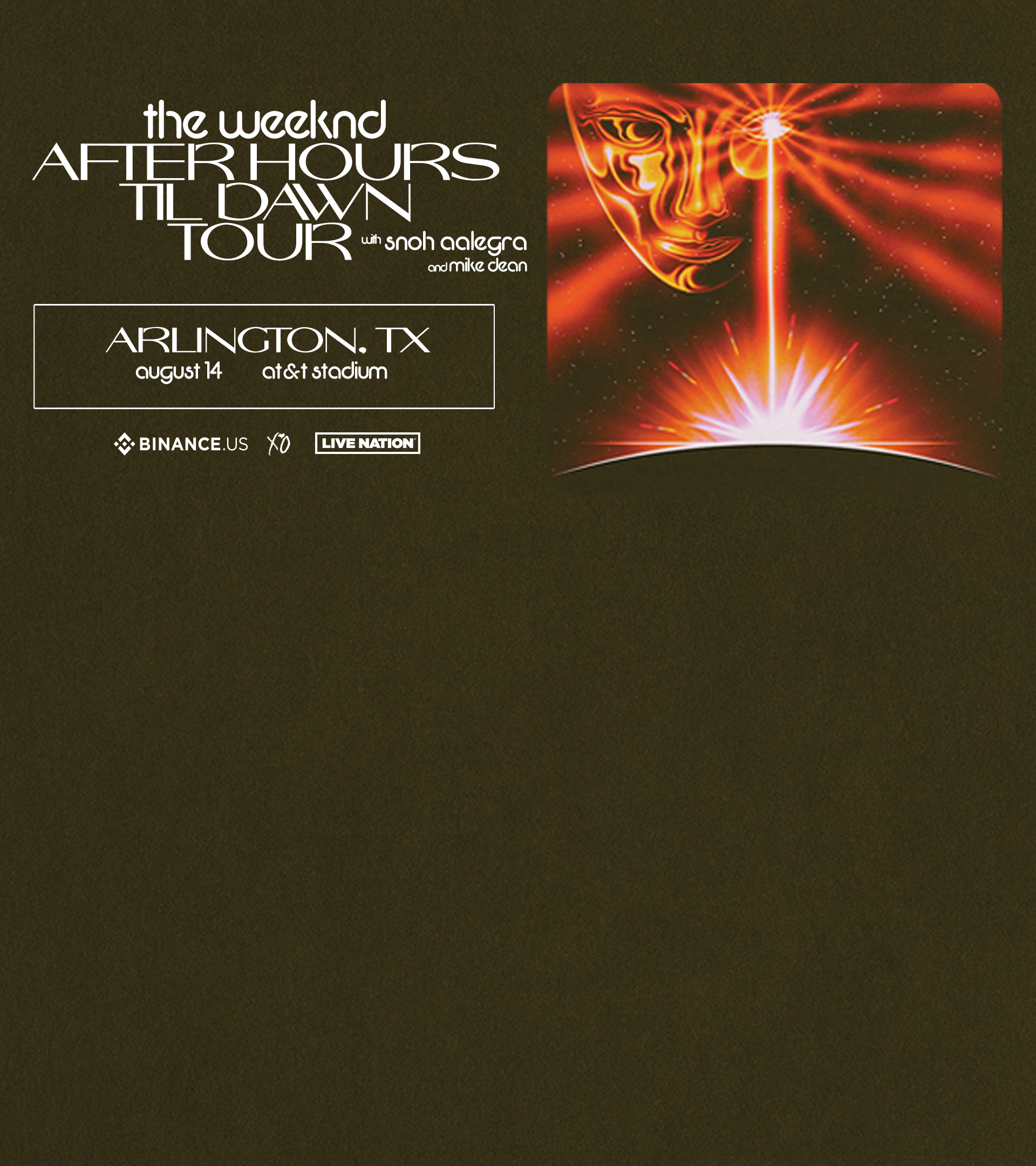 The Weeknd: After Hours Til Dawn Tour