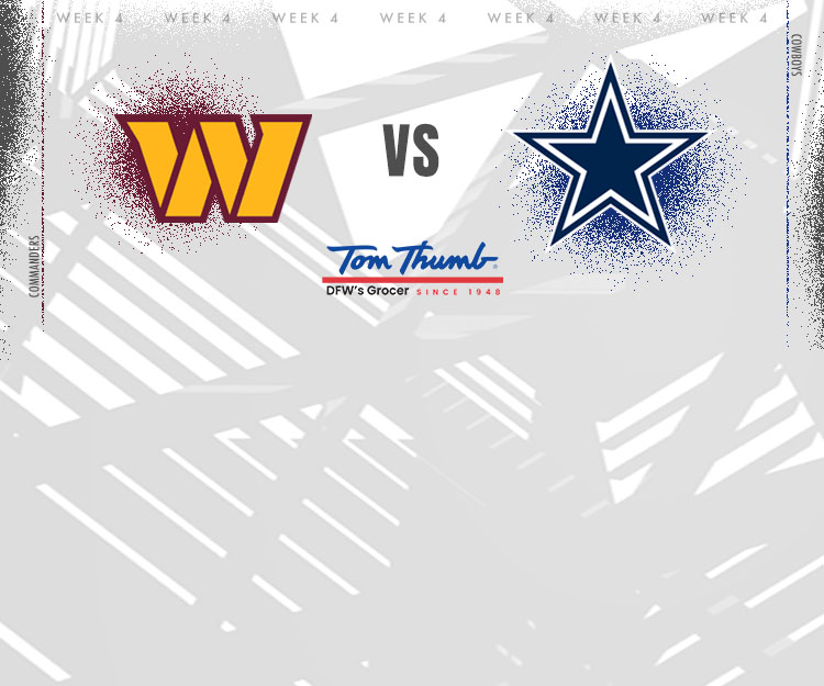 Dallas Cowboys vs. Washington Commanders Tickets Thu, Nov 23, 2023 3:30 pm  at AT&T Stadium in Arlington, TX