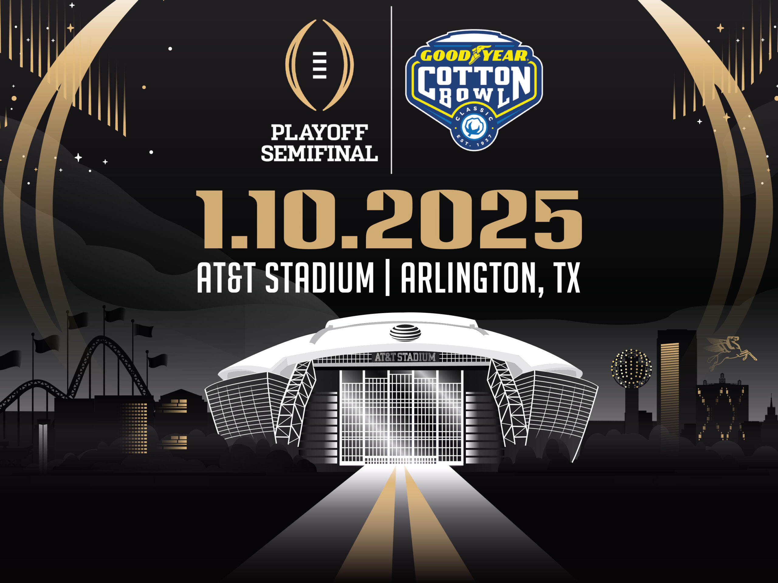 2025 CFP Semifinal at the 89th Goodyear Cotton Bowl Classic