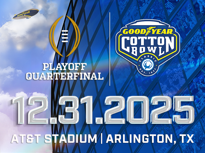 2025 CFP Quarterfinal at the 90th Goodyear Cotton Bowl Classic