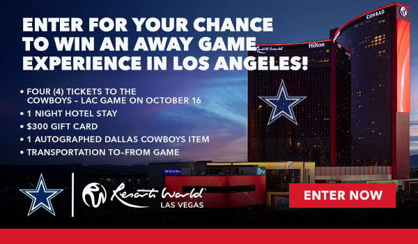 Dallas Cowboys Game Ticket Gift Voucher