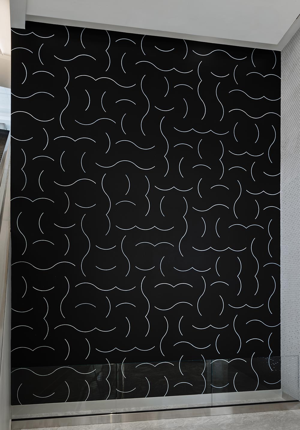 Wall Drawing #357 installed